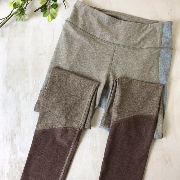 Outdoor Voices Pants - Outdoor Voices Colorblock High Rise Legging Small